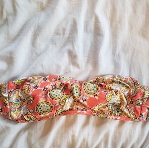 Gianni Bini Strapless Halter Bikini Top